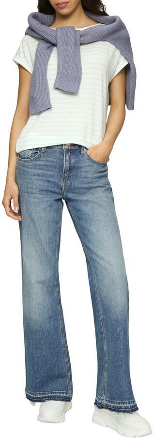 Q S designed by Shirt met korte mouwen met mouwomslagen - Foto 6