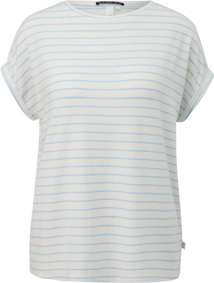 Q S designed by Shirt met korte mouwen met mouwomslagen - Foto 5