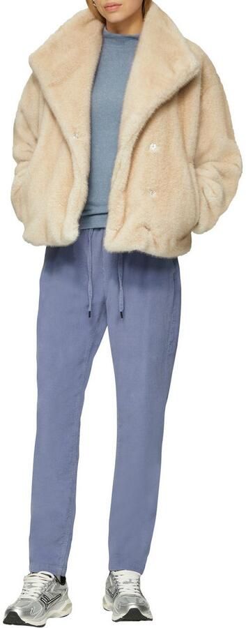 Q S designed by Shirt met lange mouwen gemaakt van opgeruwd jersey materiaal - Foto 2