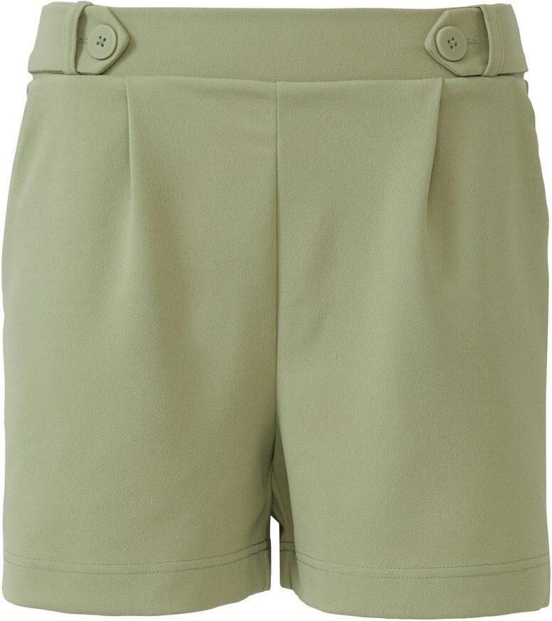 Q S by s.Oliver regular waist casual short lichtgroen