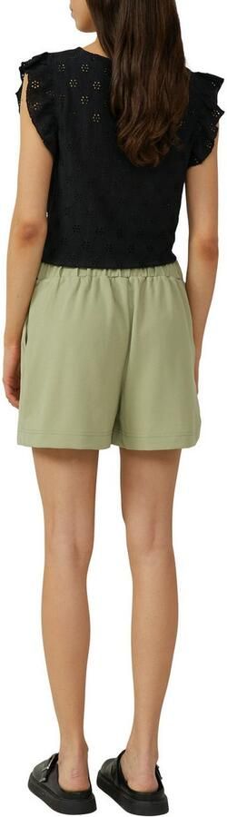 Q S by s.Oliver regular waist casual short lichtgroen - Foto 3
