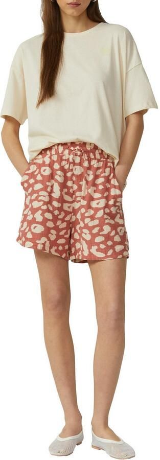 Q S designed by Short Zomerbroek van mousseline met all-over-motief - Foto 2