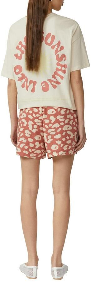 Q S designed by Short Zomerbroek van mousseline met all-over-motief - Foto 3