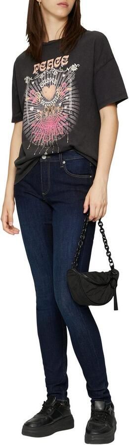 Q S designed by Skinny fit jeans Sadie met zakken - Foto 5