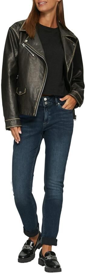 Q S designed by Slim fit jeans Catie in five-pocketsstijl - Foto 5