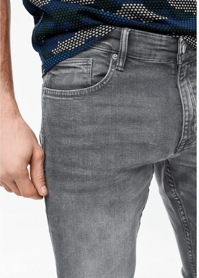 Q S designed by 5-pocket jeans met lichte used-effecten - Foto 2