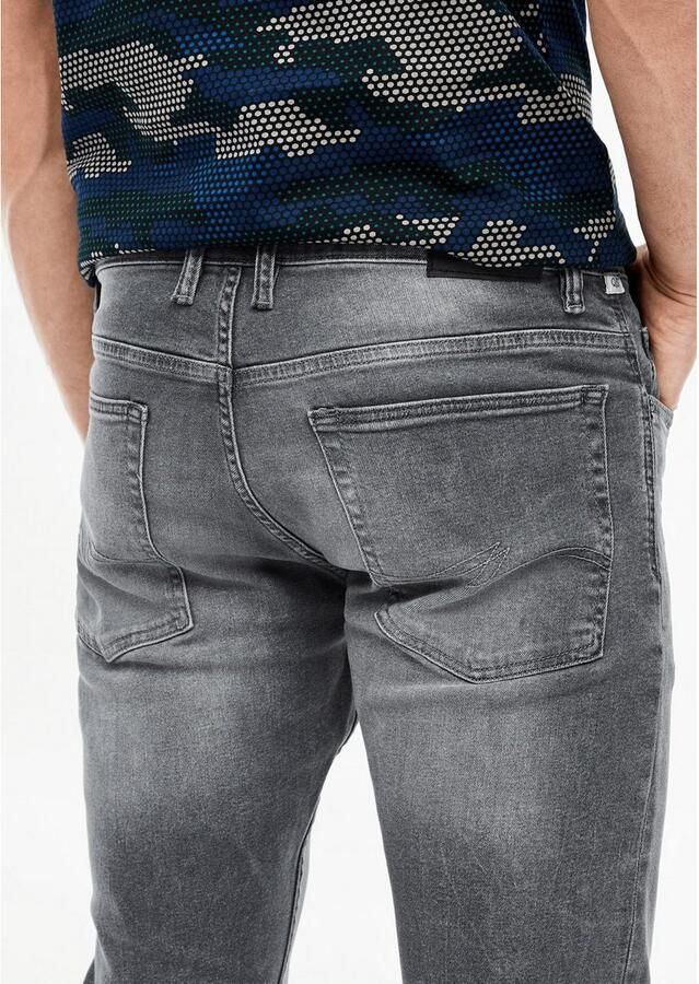 Q S designed by 5-pocket jeans met lichte used-effecten - Foto 3