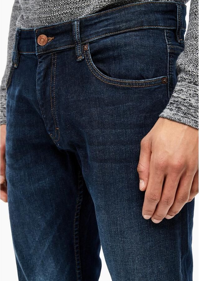 Q S designed by 5-pocket jeans met lichte used-effecten - Foto 4