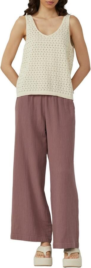 Q S designed by Stoffen broek Zomerbroek met elastische tailleband en trekkoord - Foto 2