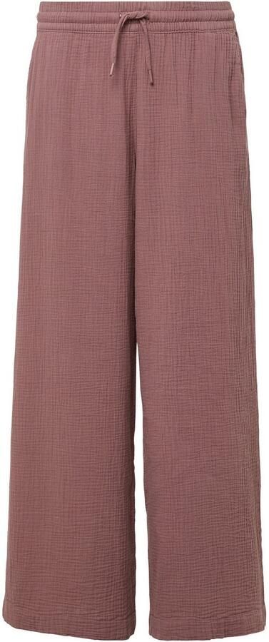 Q S designed by Stoffen broek Zomerbroek met elastische tailleband en trekkoord