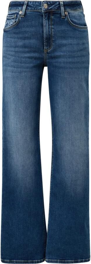 Q S designed by Stretch jeans CATIE Wide Leg in blauwe wassing - Foto 5