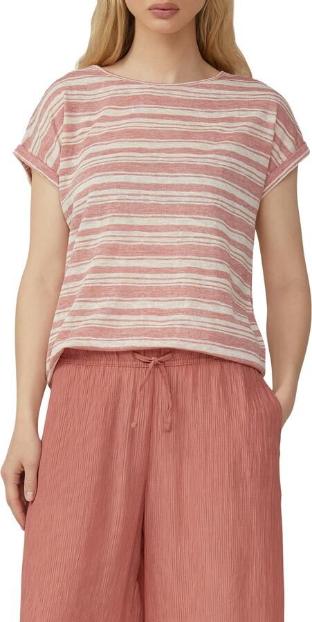 Q S designed by T-shirt Gestreept shirt van viscosemix - Foto 4