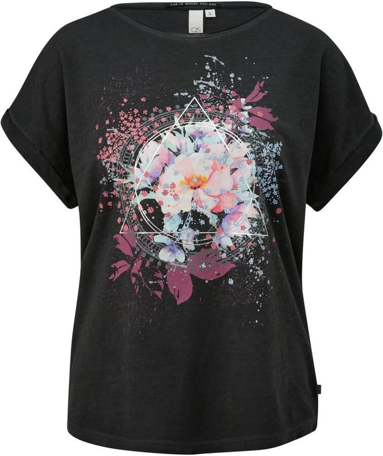 Q S designed by T-shirt met frontprint - Foto 3