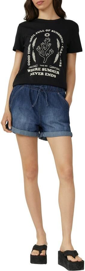 Q S designed by T-shirt met print - Foto 2