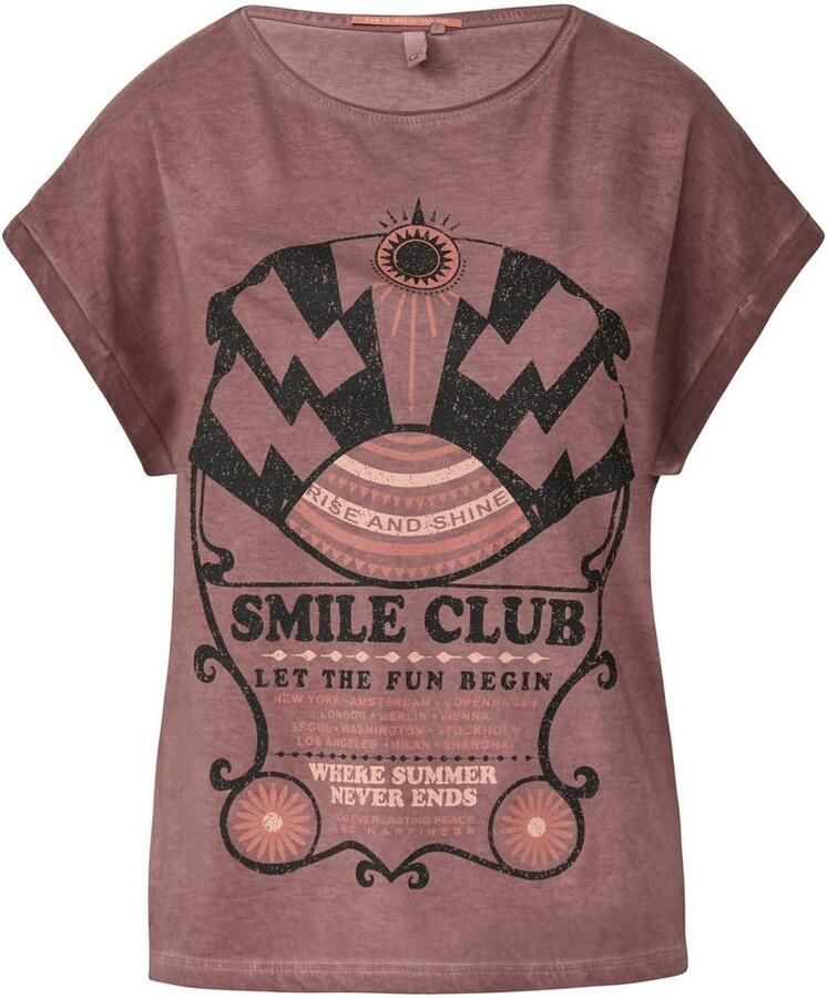 Q S designed by T-shirt met print - Foto 3