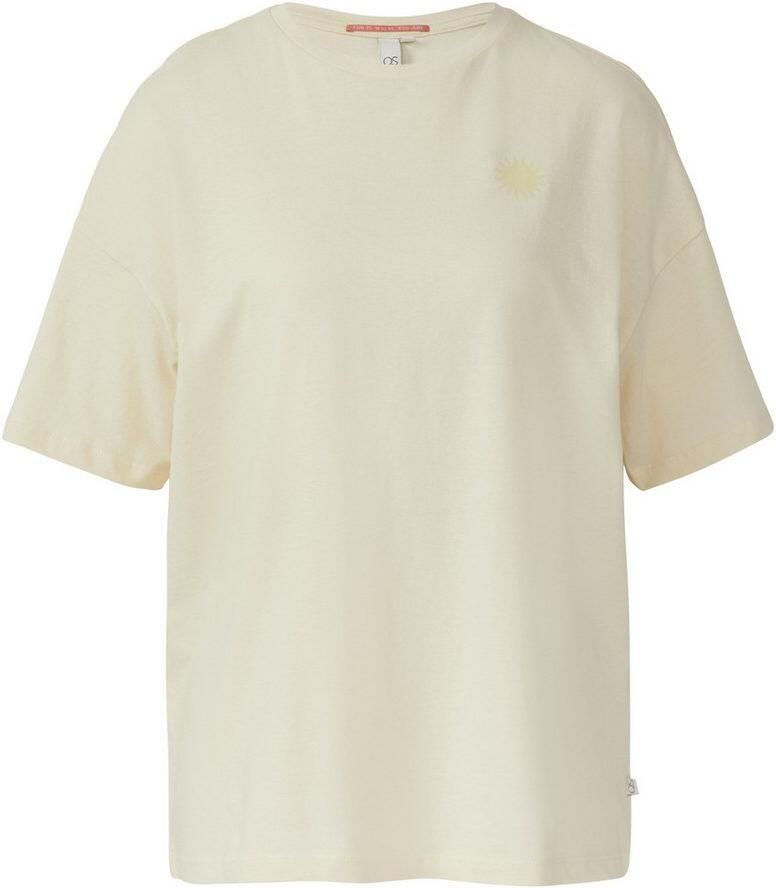 Q S designed by T-shirt met print op de achterkant