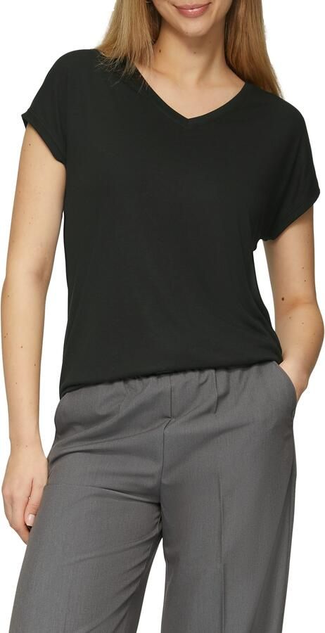 Q S designed by T-shirt met v-hals - Foto 7
