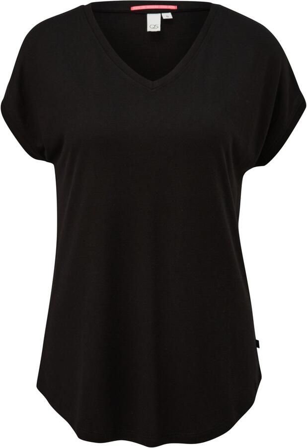 Q S designed by T-shirt met v-hals - Foto 4