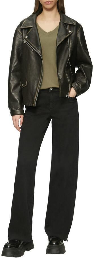 Q S designed by T-shirt met v-hals - Foto 4