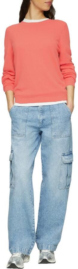 Q S designed by Trui met ronde hals in tricot-look - Foto 3