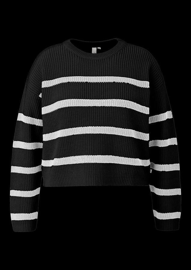 Q S designed by Trui met ronde hals met gestreept patroon - Foto 2