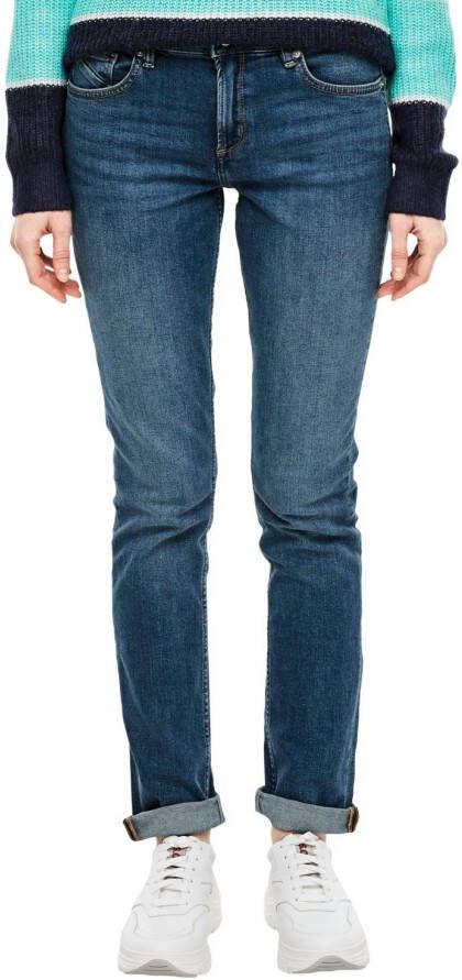 Q S designed by Slim fit jeans Catie Slim in karakteristiek 5-pocketsmodel