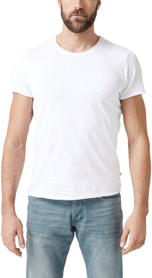 Q S designed by T-shirt met een ronde hals