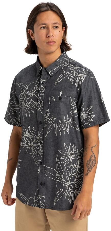 Quiksilver Overhemd met korte mouwen GAWANHILL SHORT SLEEVE - Foto 4