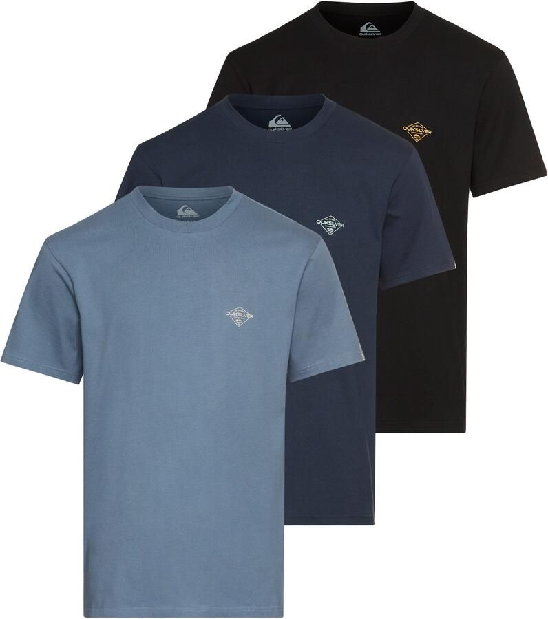 Quiksilver T-shirt DIAMONDS BEST SHORT SLEEVE TEE PACK3 YM (3-delig) - Foto 4