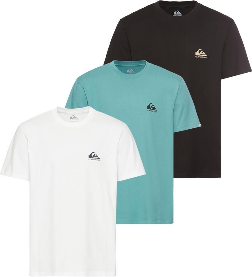 Quiksilver T-shirt NOTCHED SHORT SLEEVE TEE PACK3 YM (3-delig) - Foto 4