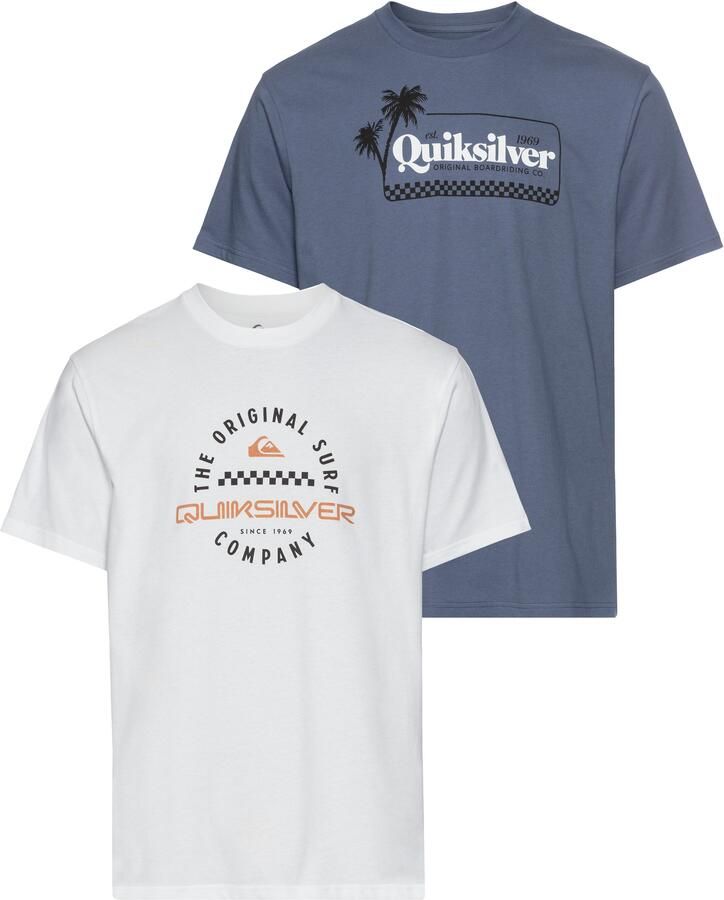 Quiksilver T-shirt POST IT ROKELIA SHORT SLEEVE PACK YM (2-delig) - Foto 4