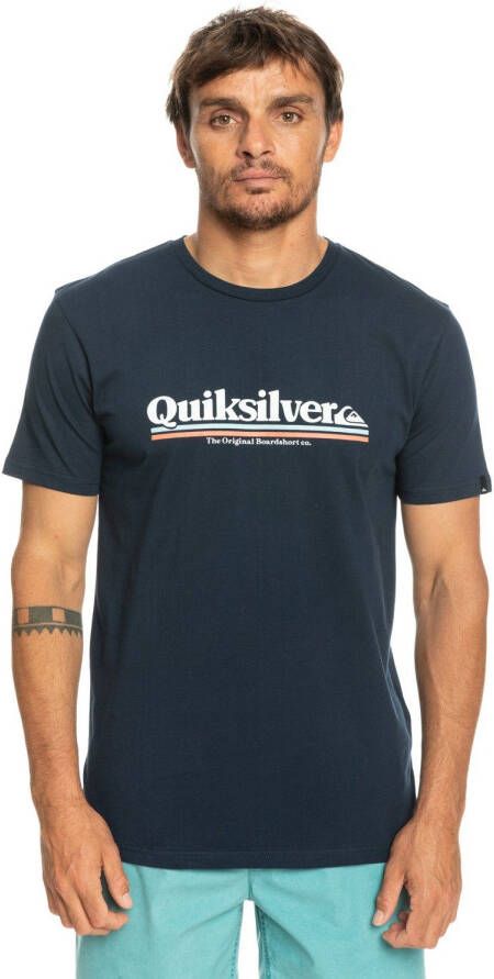 Quiksilver T-shirt Korte Mouw BETWEEN THE LINES SS