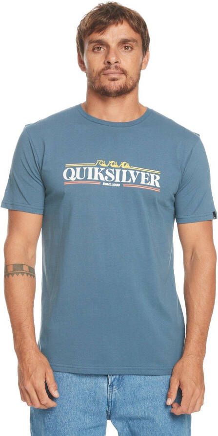 Quiksilver T-shirt Korte Mouw GRADIENT LINE SS