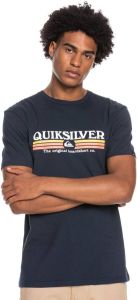 Quiksilver T-shirt Korte Mouw LINED UP SS