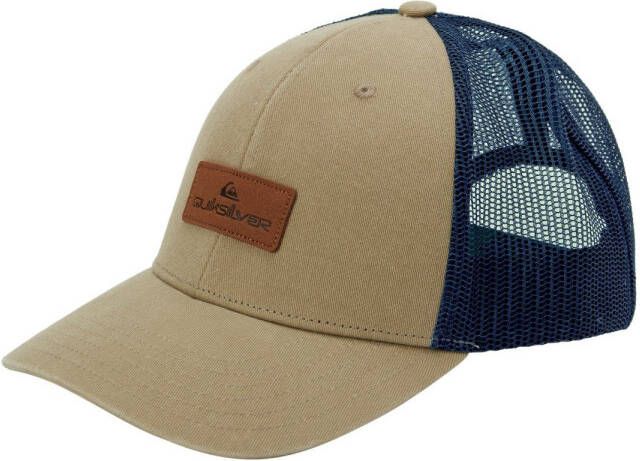 Quiksilver Baseballpet met labelpatch model 'DOWN THE HATCH'