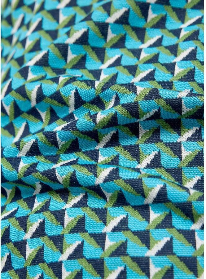 Rabe Shirt met 3 4 mouwen met split coltrui en minimal print - Foto 3