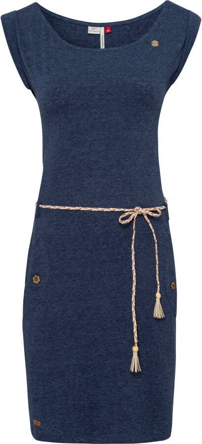 Ragwear Mini-jurk TAGG met gevlochten riem (2-delig Met een bindceintuur)