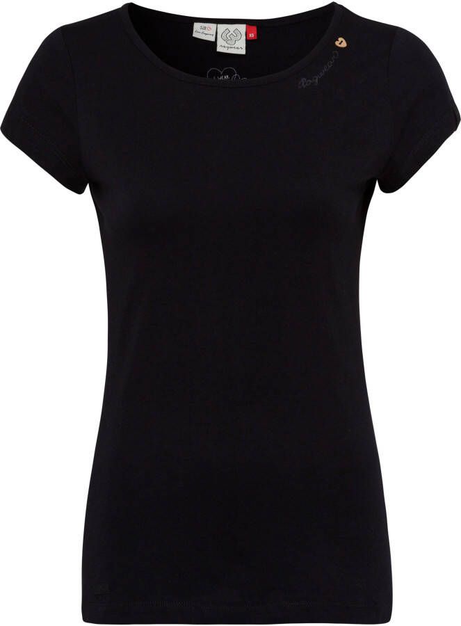 Ragwear Plus Shirt met korte mouwen MINTT in gemêleerde look