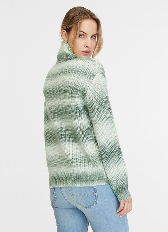 Ragwear Coltrui SAFINA met kleurrijk gestreept breipatroon