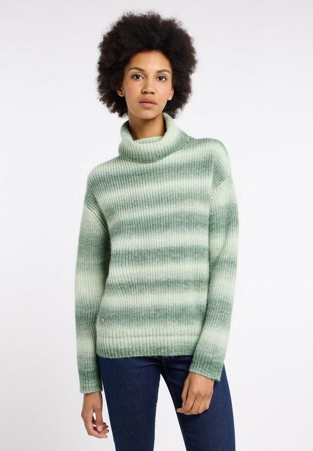 Ragwear Coltrui SAFINA met kleurrijk gestreept breipatroon - Foto 3