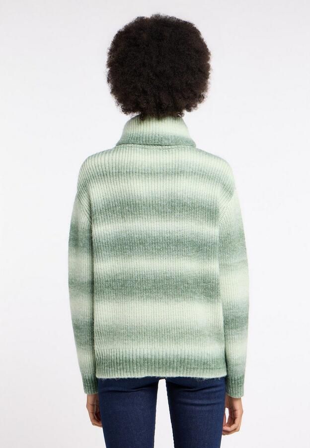 Ragwear Coltrui SAFINA met kleurrijk gestreept breipatroon - Foto 4