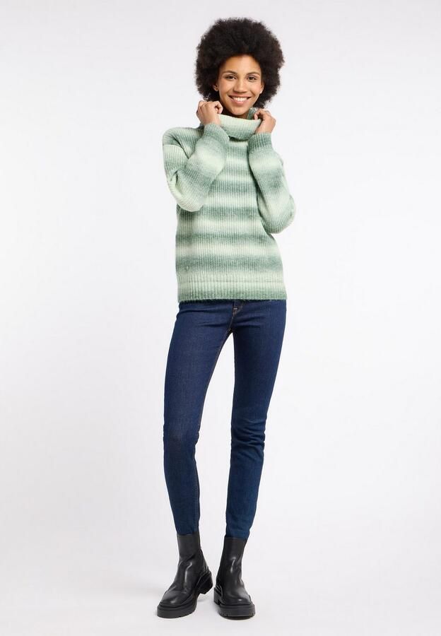 Ragwear Coltrui SAFINA met kleurrijk gestreept breipatroon - Foto 5