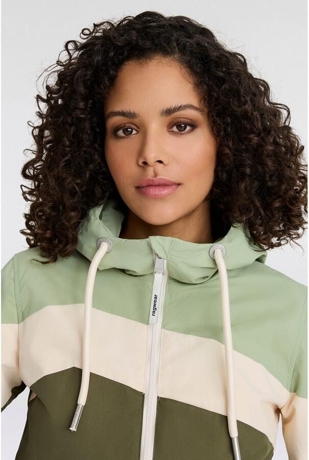 Ragwear Functioneel jack NUGGIE OMBRE O Tussenjas van waterafstotend materiaal