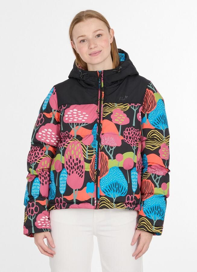 Ragwear Gewatteerde jas AMAZZE PRINT Ritssluiting met kinbeschermer