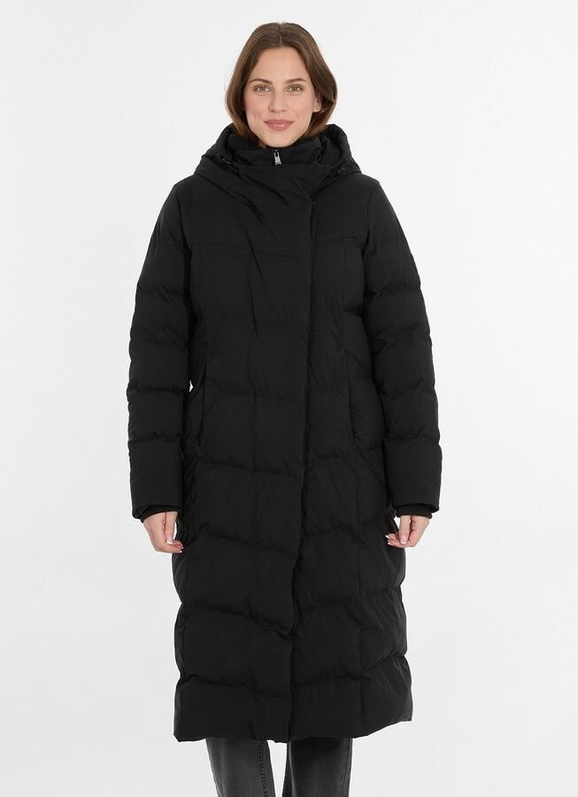 Ragwear Gewatteerde jas PAVLA LONG blinde ritssluiting