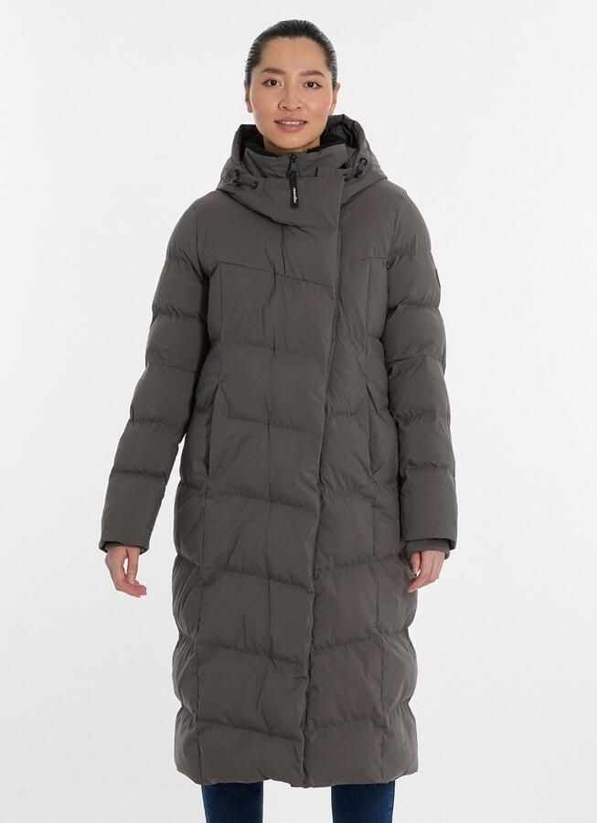 Ragwear Gewatteerde jas PAVLA LONG blinde ritssluiting