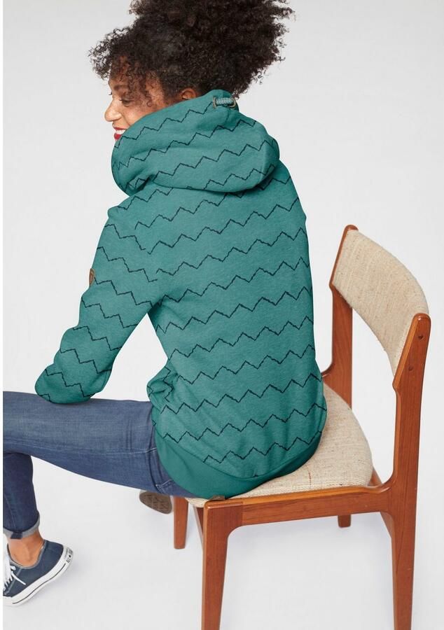 Ragwear Hoodie GRIPY BUTTON CHEVRON O Hoodie met hoge sjaalkraag met sierknopen - Foto 3