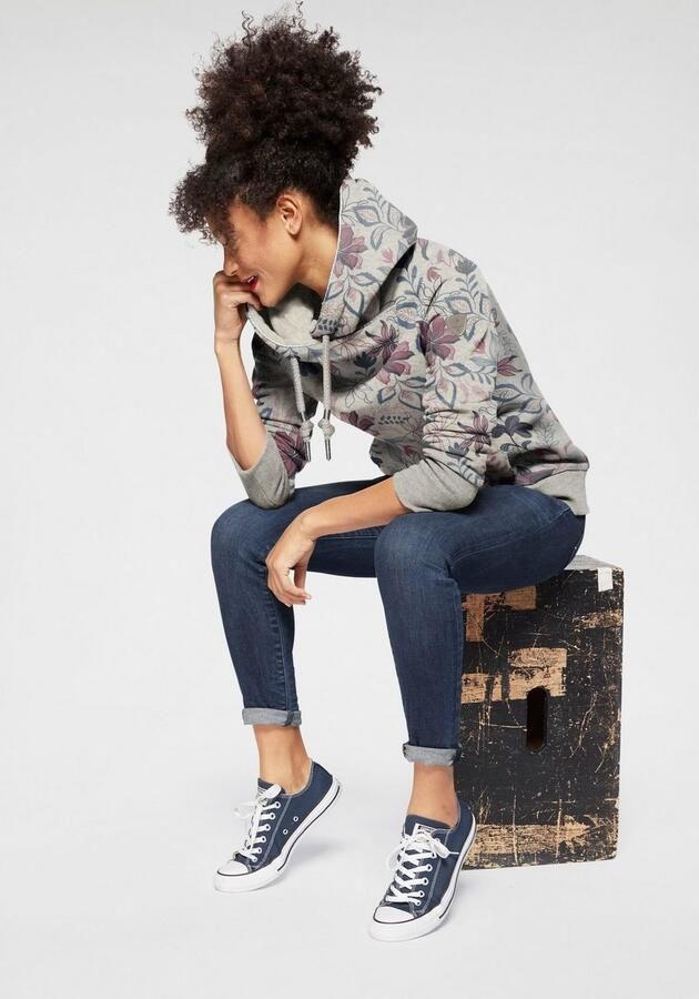 Ragwear Hoodie GRIPY FLOWERS O Hoodie met gebloemde print all-over - Foto 3