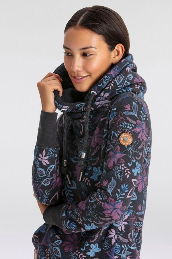 Ragwear Hoodie GRIPY FLOWERS O Hoodie met gebloemde print all-over - Foto 2