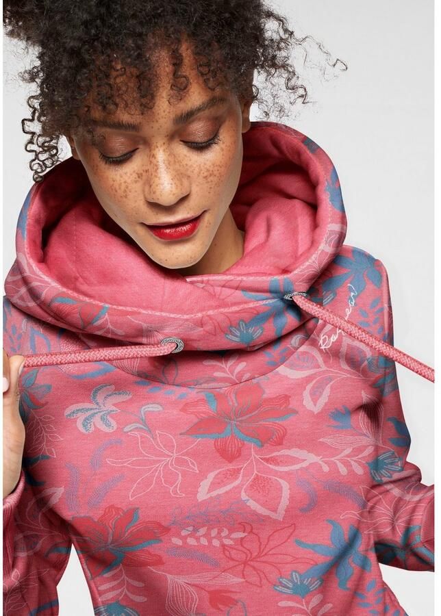 Ragwear Hoodie GRIPY FLOWERS O Hoodie met gebloemde print all-over